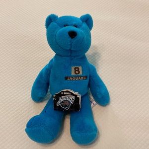 Limited Treasures Blue Collectible Mark Brunell Jacksonville Jaguars Teddy Bear